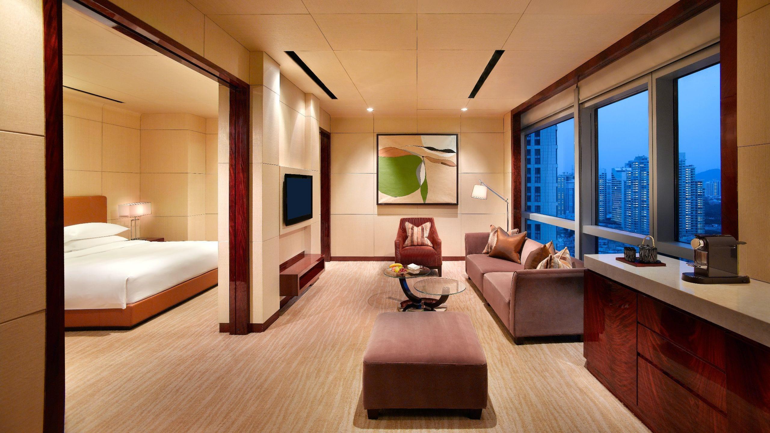 Отель Grand Hyatt Шэньчжэнь Экстерьер фото